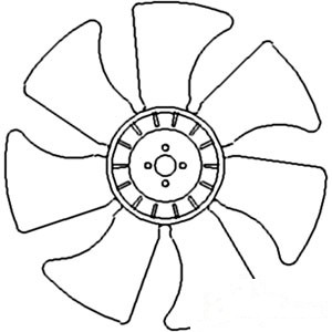 FAN 7 BLADE — Part #EAP-145199