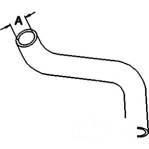 UPPER RADIATOR HOSE — Part #EAP-145241
