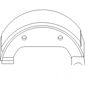 BRAKE SHOE — Part #EAP-145306