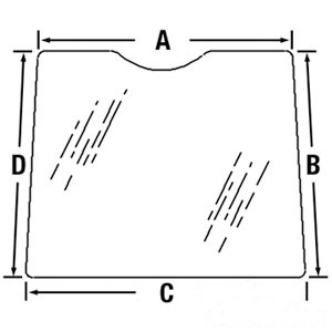 GLASSRH UPPER DOOR WINDO — Part #EAP-148060