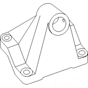 REAR SUPPORT FRONT AXLE — Part #EAP-148064