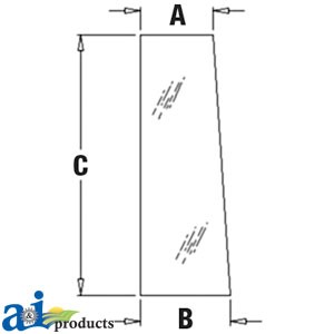 GLASS RH SIDE REAR — Part #EAP-148102