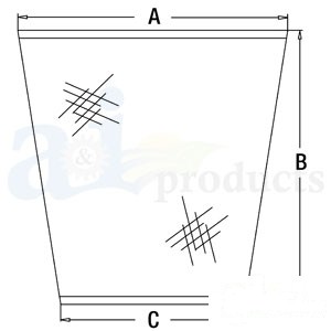 GLASS CENTER — Part #EAP-148136