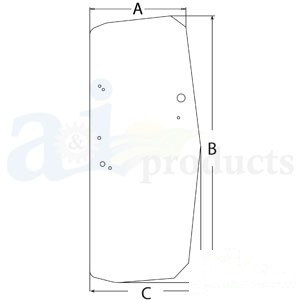 GLASS RH DOOR — Part #EAP-148177
