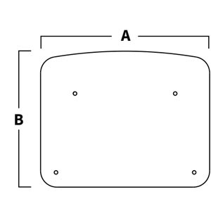 PLEXIGLASS; CAB ROOF — Part #EAP-148291