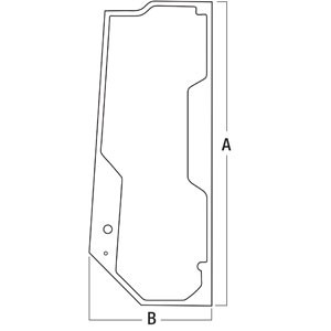 GLASS; LH DOOR — Part #EAP-148292