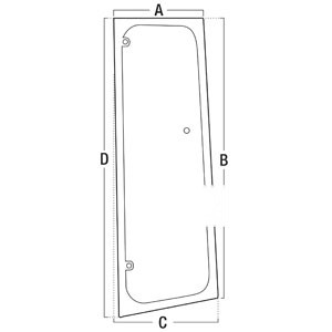 GLASS; RH VENT WINDOW — Part #EAP-148301