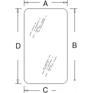 GLASS (LH/RH) DOOR — Part #EAP-148372