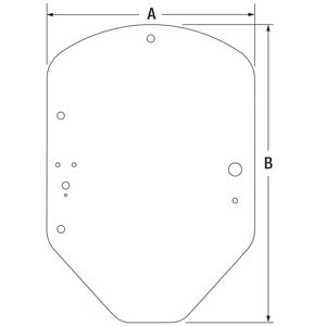 GLASS CAB DOOR — Part #EAP-148409