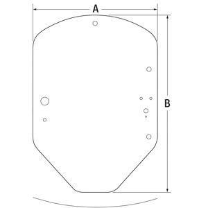 WINDSHIELD CAB DOOR — Part #EAP-148423