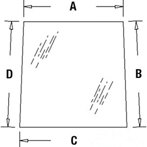 GLASS REAR UPPER WINDOW — Part #EAP-152347