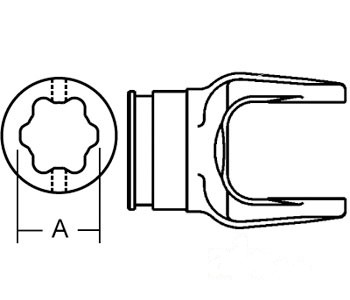 OUTER TUBE YOKE — Part #EAP-153460