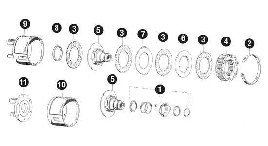 HOUSING K96/4 FRICT CL — Part #EAP-153571