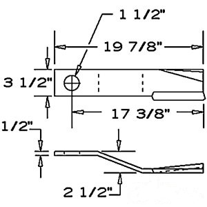 BLADE ROTARY CUTTER CW — Part #EAP-154774
