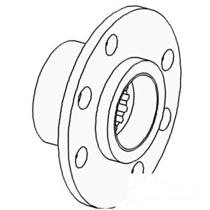HUB FLYWHEEL (W/BUSHING) — Part #EAP-156760