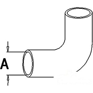 RADIATOR HOSE UPPER — Part #EAP-158307