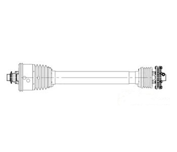 CV DRIVELINE W/ CLUTCH — Part #EAP-158657