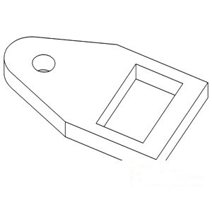 DRAWBAR ROLLER END PLATE — Part #EAP-158785