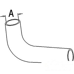 RADIATOR HOSE UPPER — Part #EAP-158802