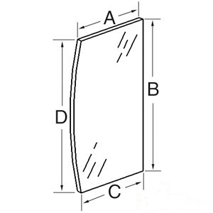 GLASSLH LOWER — Part #EAP-159179
