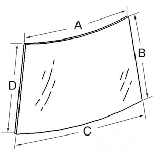 GLASS UPPER — Part #EAP-159180