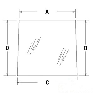 GLASS FRONT — Part #EAP-159797