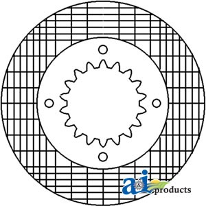 BRAKE FRICTION PLATE — Part #EAP-160024