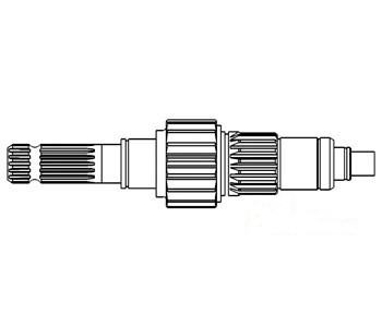 PTO SHAFT 1000 RPM — Part #EAP-160041