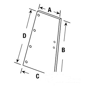 GLASSREAR QUARTER WINDOW — Part #EAP-160139
