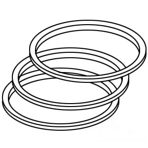 RING SET; 0.25 — Part #EAP-160462