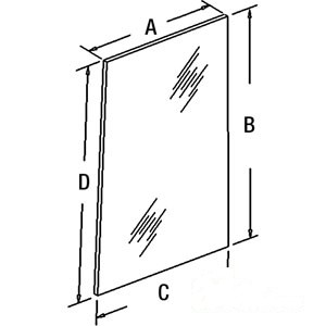 GLASS REAR WINDOW LH — Part #EAP-160981