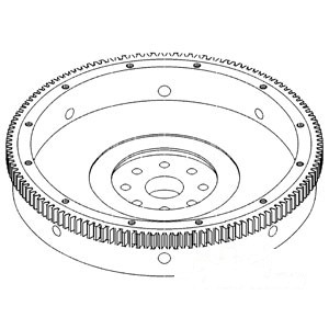FLYWHEEL W/ RING GEAR — Part #EAP-161573