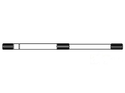 PTO SHAFT 12 SPLINES — Part #EAP-162685
