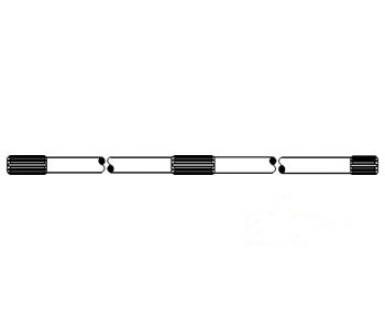 PTO SHAFT 12 SPLINES — Part #EAP-162907