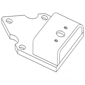 FRONT DRAWBAR SUPPORT — Part #EAP-163153
