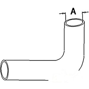 RADIATOR HOSE UPPER — Part #EAP-163337