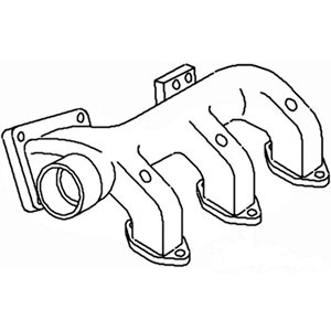 MANIFOLD EXHAUST (FRONT) — Part #EAP-163379