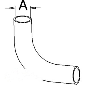 RADIATOR HOSE BOTTOM — Part #EAP-163649
