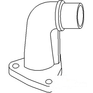 ELBOW EXHAUST (90░) — Part #EAP-163663