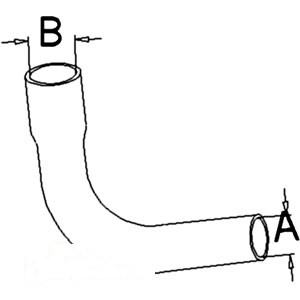 RADIATOR HOSE BOTTOM — Part #EAP-163682