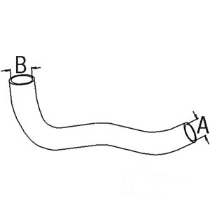 RADIATOR HOSE BOTTOM — Part #EAP-163706