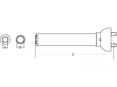 CV YOKE & TUBE W/GUARD — Part #EAP-164103