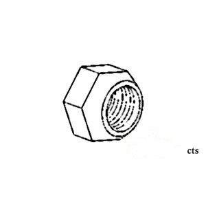 NUT AXLE FLANGE NUT — Part #EAP-164395