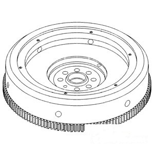 FLYWHEEL W/ RING GEAR — Part #EAP-164550