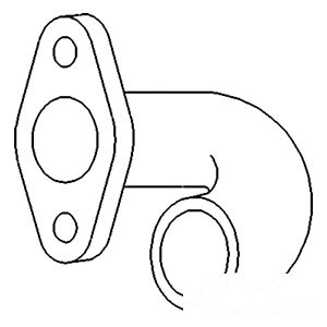 ELBOW EXHAUST — Part #EAP-164889