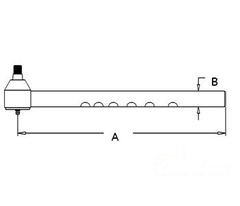FRONT DRAG LINK STEM-L.H. — Part #EAP-165089