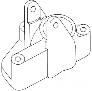 BRAKE HOUSING LH — Part #EAP-165125