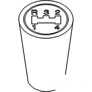 4 SPEED KNOB — Part #EAP-165150