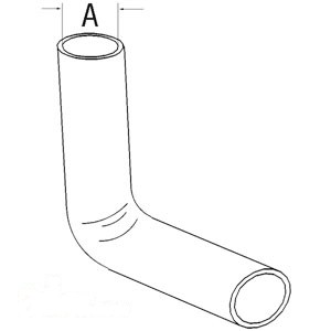 RADIATOR HOSE BOTTOM — Part #EAP-165292