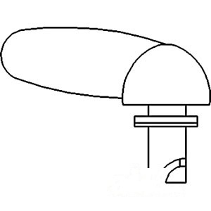HANDLE HOOD — Part #EAP-165473